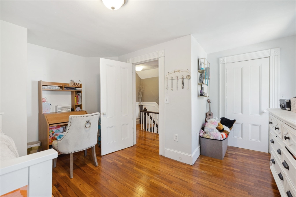 46 Appleton Street Saugus, MA 01906 - Photo 37 of 42 a view of a workspace with furniture and wooden floor