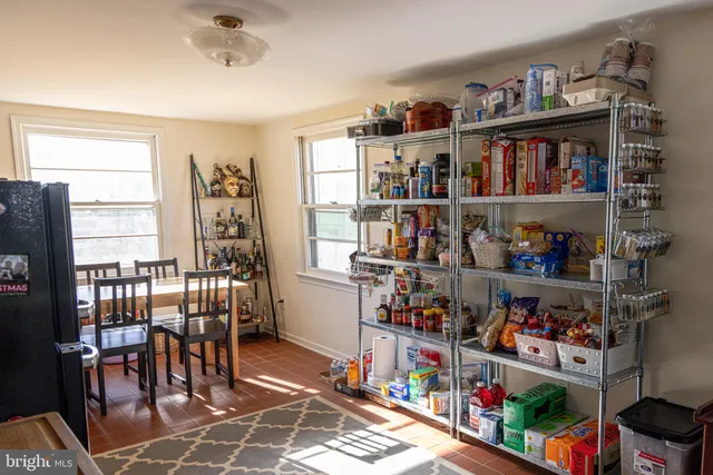 a room with storage and utility