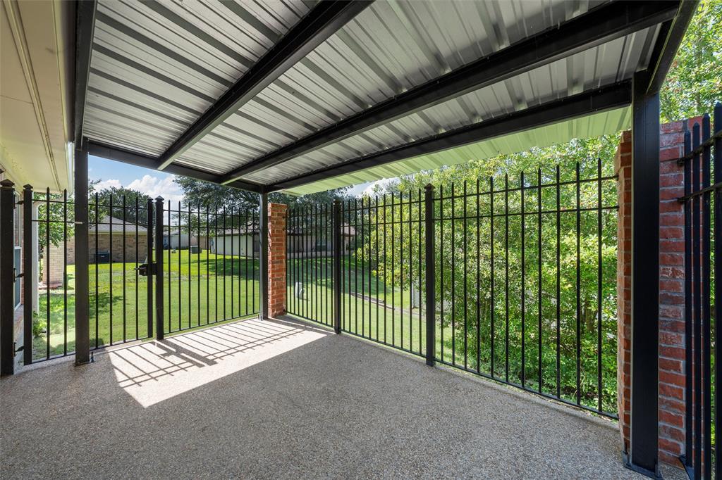 4108 Old Mill Road Waco, TX 76710 - Photo 27 of 40 a view of balcony with green space