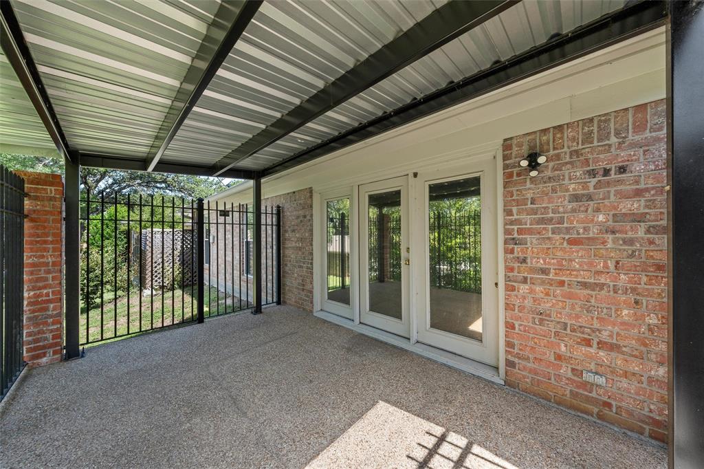4108 Old Mill Road Waco, TX 76710 - Photo 28 of 40 a view of a porch with furniture