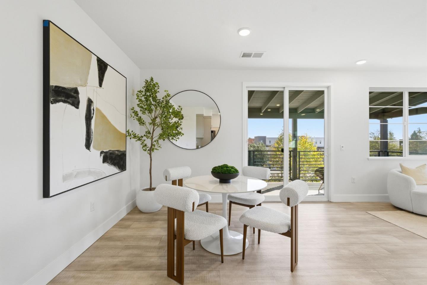 490 Trace Lane Hayward, CA 94544 - Photo 15 of 52 a living room with furniture a large window mirror and a table