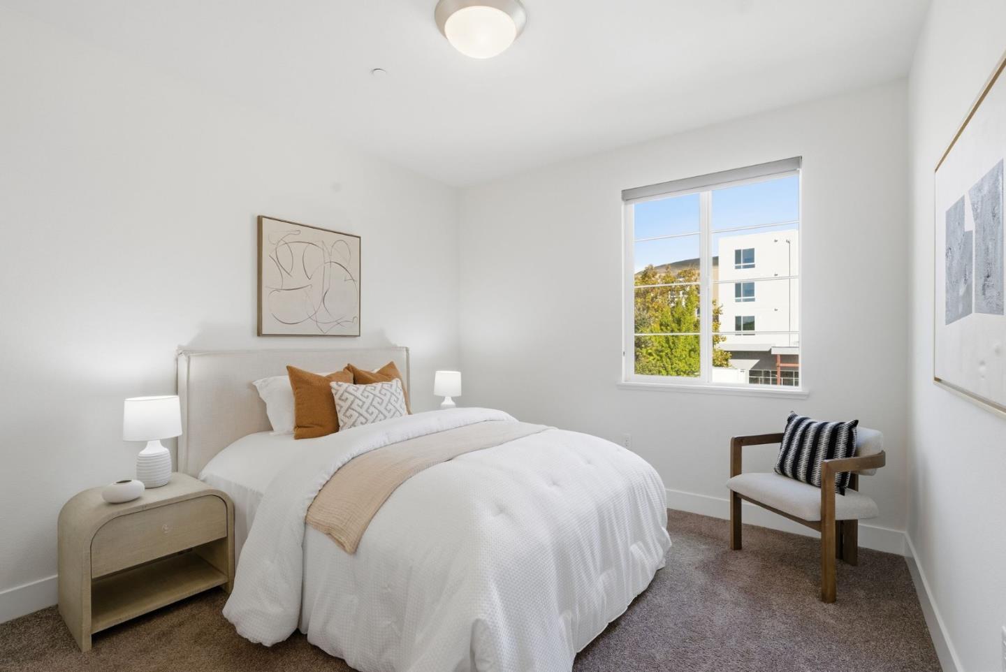 490 Trace Lane Hayward, CA 94544 - Photo 16 of 52 a bedroom with a bed and a lamp