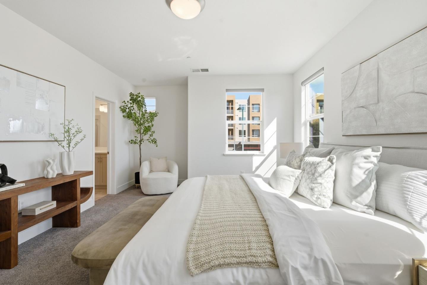 490 Trace Lane Hayward, CA 94544 - Photo 19 of 52 a spacious bedroom with a bed and window