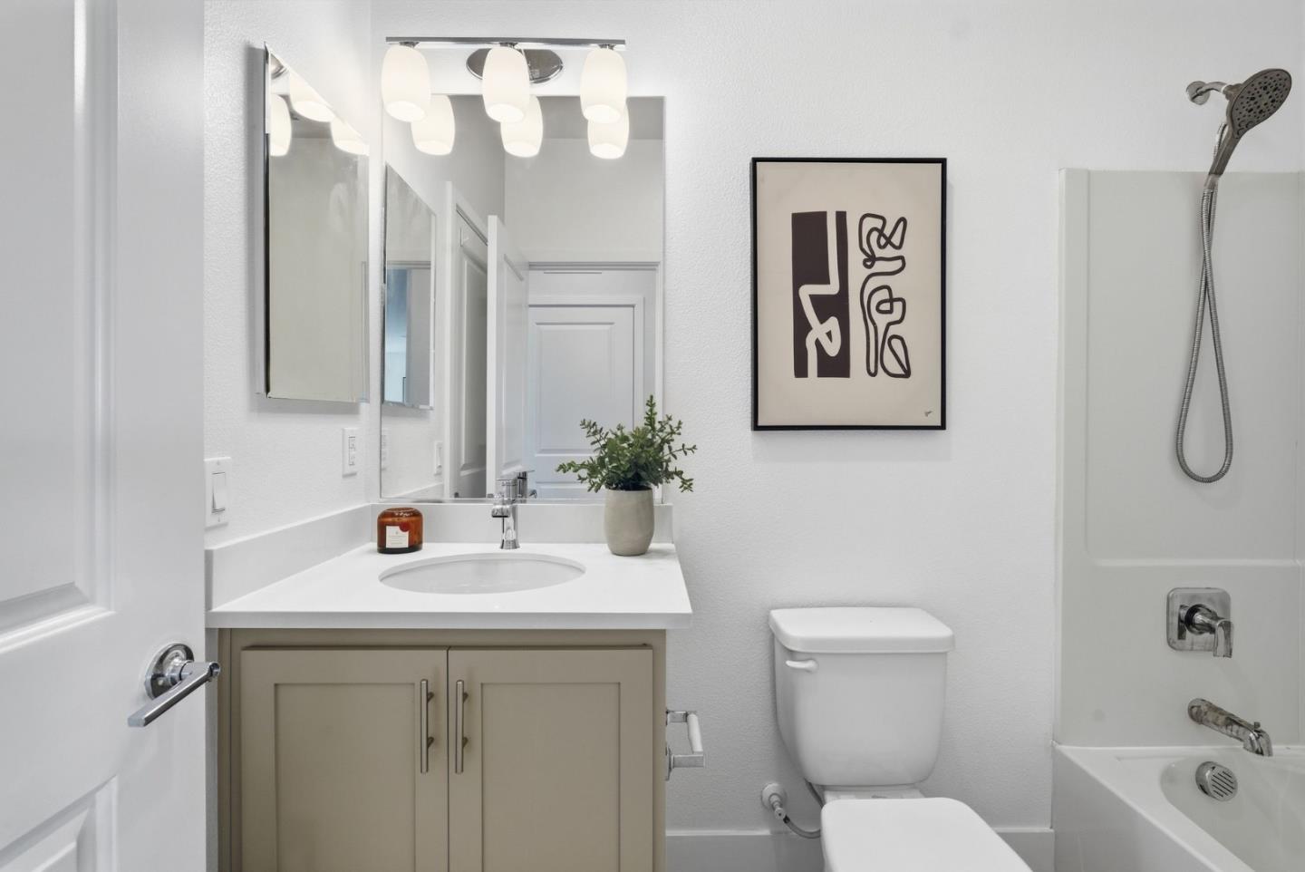 490 Trace Lane Hayward, CA 94544 - Photo 22 of 52 a bathroom with a sink a toilet and shower