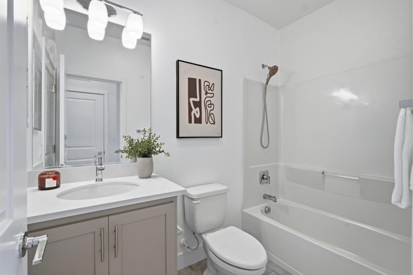 490 Trace Lane Hayward, CA 94544 - Photo 23 of 52 a bathroom with a sink a toilet and shower