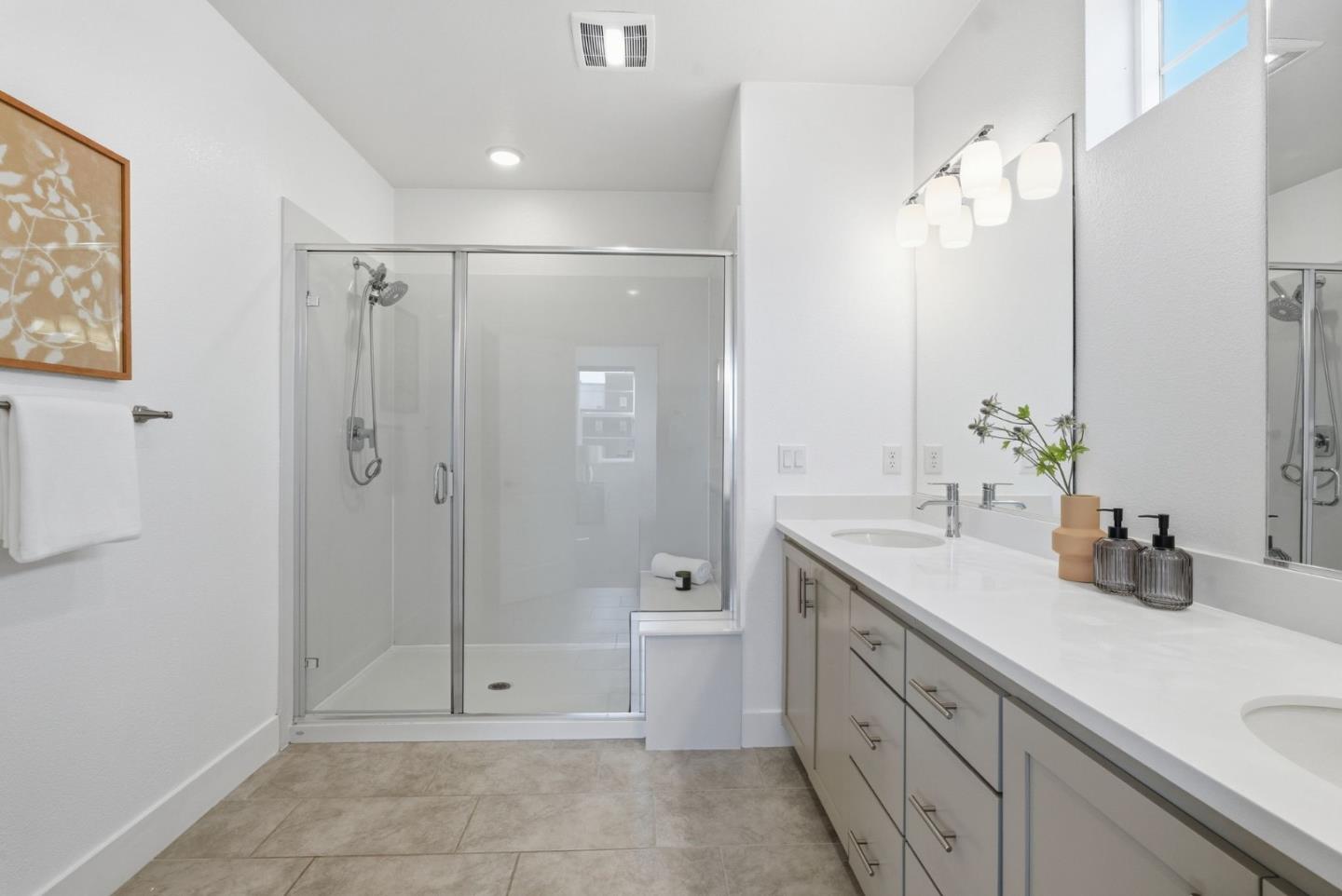 490 Trace Lane Hayward, CA 94544 - Photo 25 of 52 a spacious bathroom with a granite countertop sink a toilet and shower