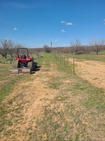 a view of a lake in middle of the town