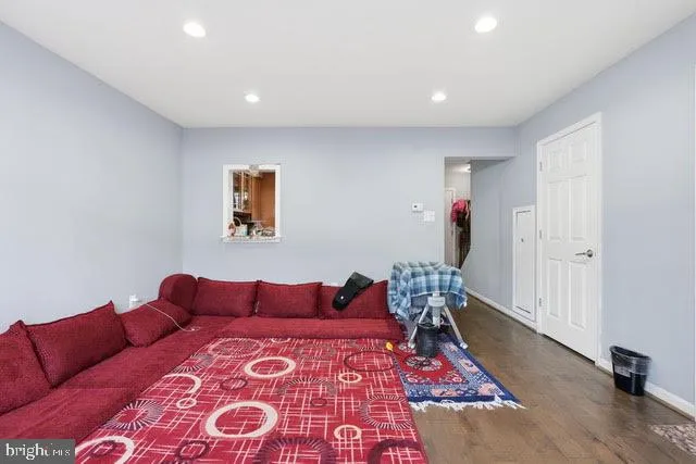 a bed room with a bed and a couch