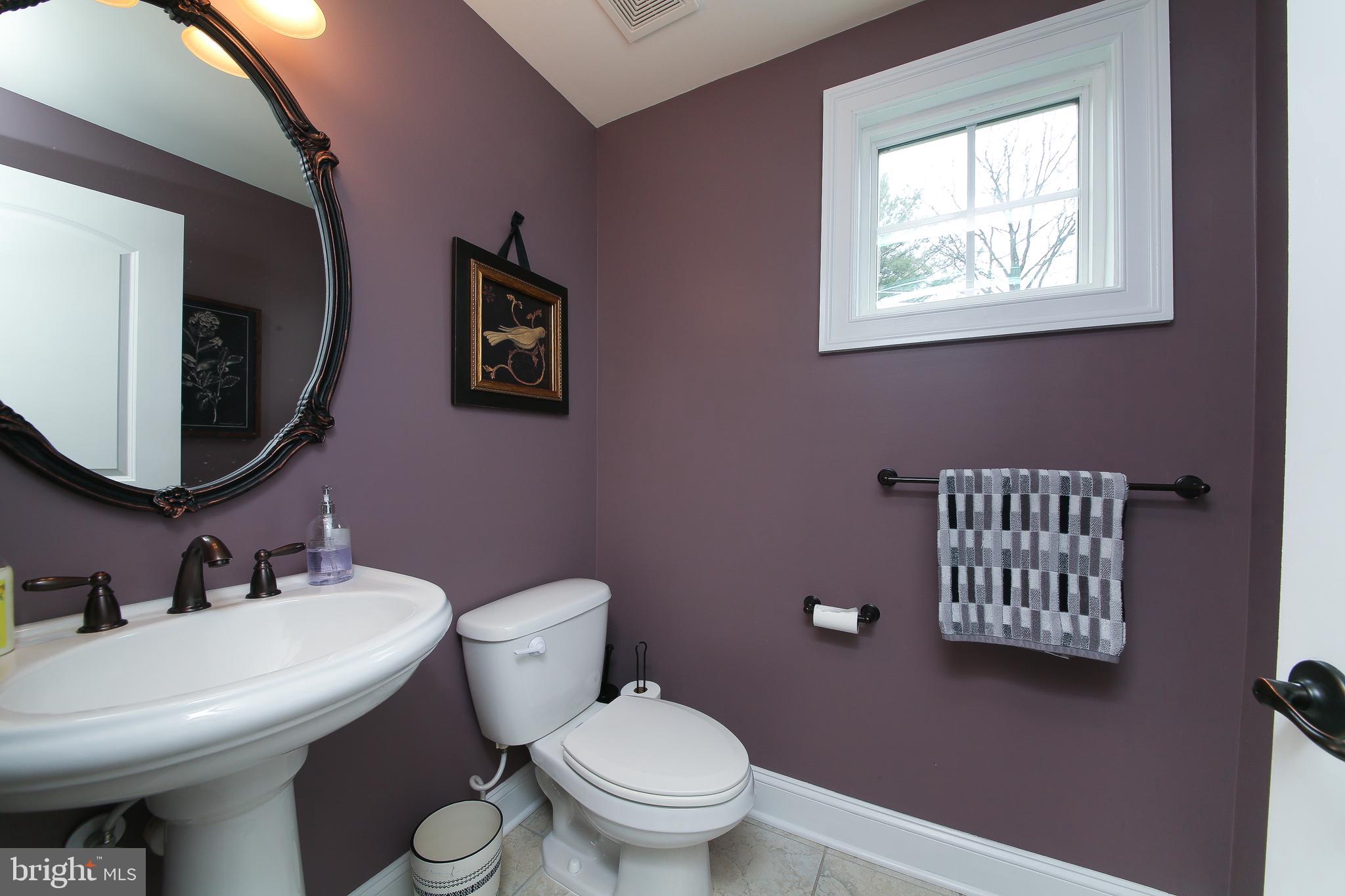 342 Alexander Drive Telford, PA 18969 - Photo 12 of 31 a bathroom with a toilet a sink and mirror
