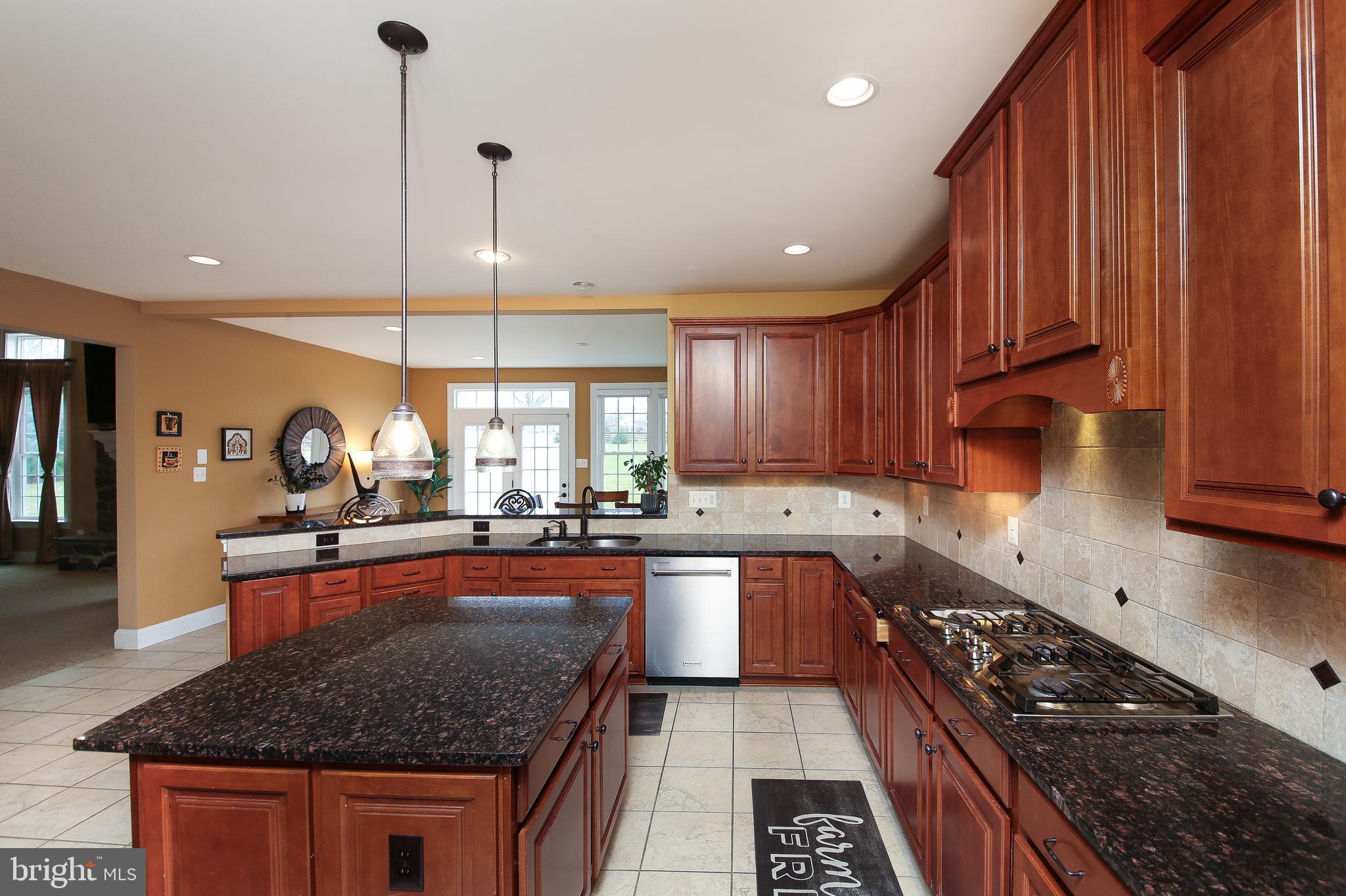 342 Alexander Drive Telford, PA 18969 - Photo 5 of 31 a kitchen with stainless steel appliances granite countertop sink stove and cabinets
