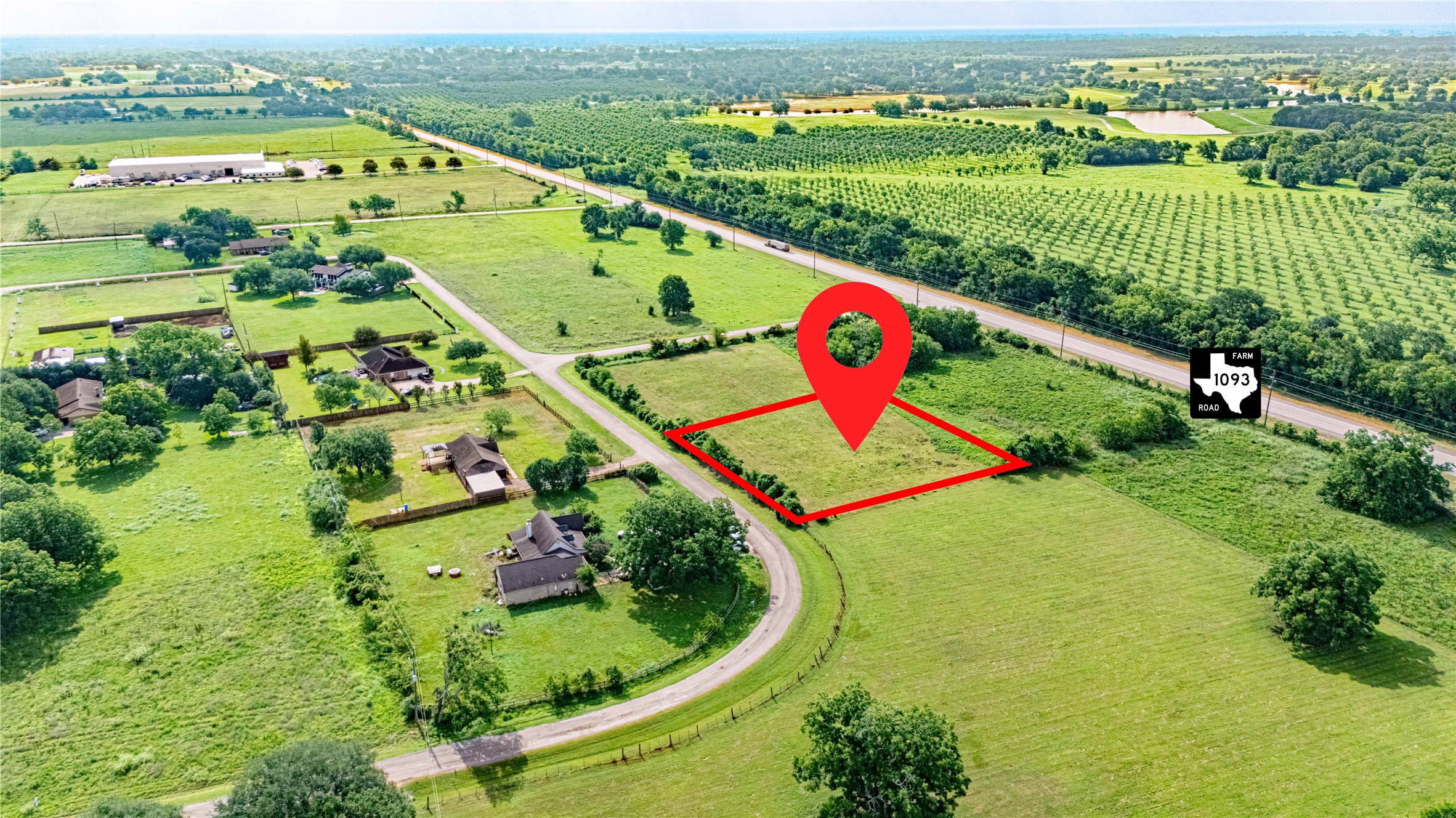 219 Pony Lane Simonton, TX 77485 - Photo 3 of 8 an aerial view of a city