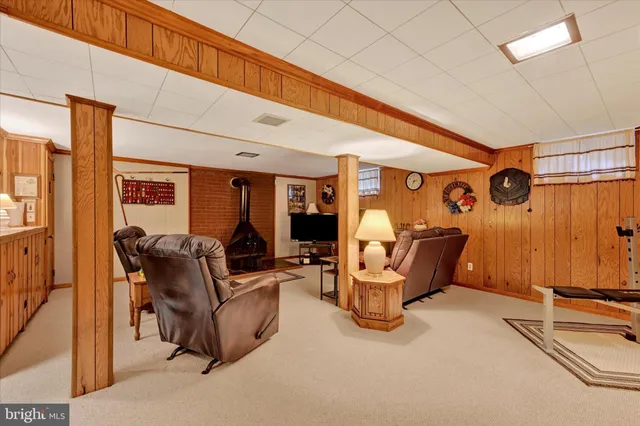 a outdoor living space with furniture