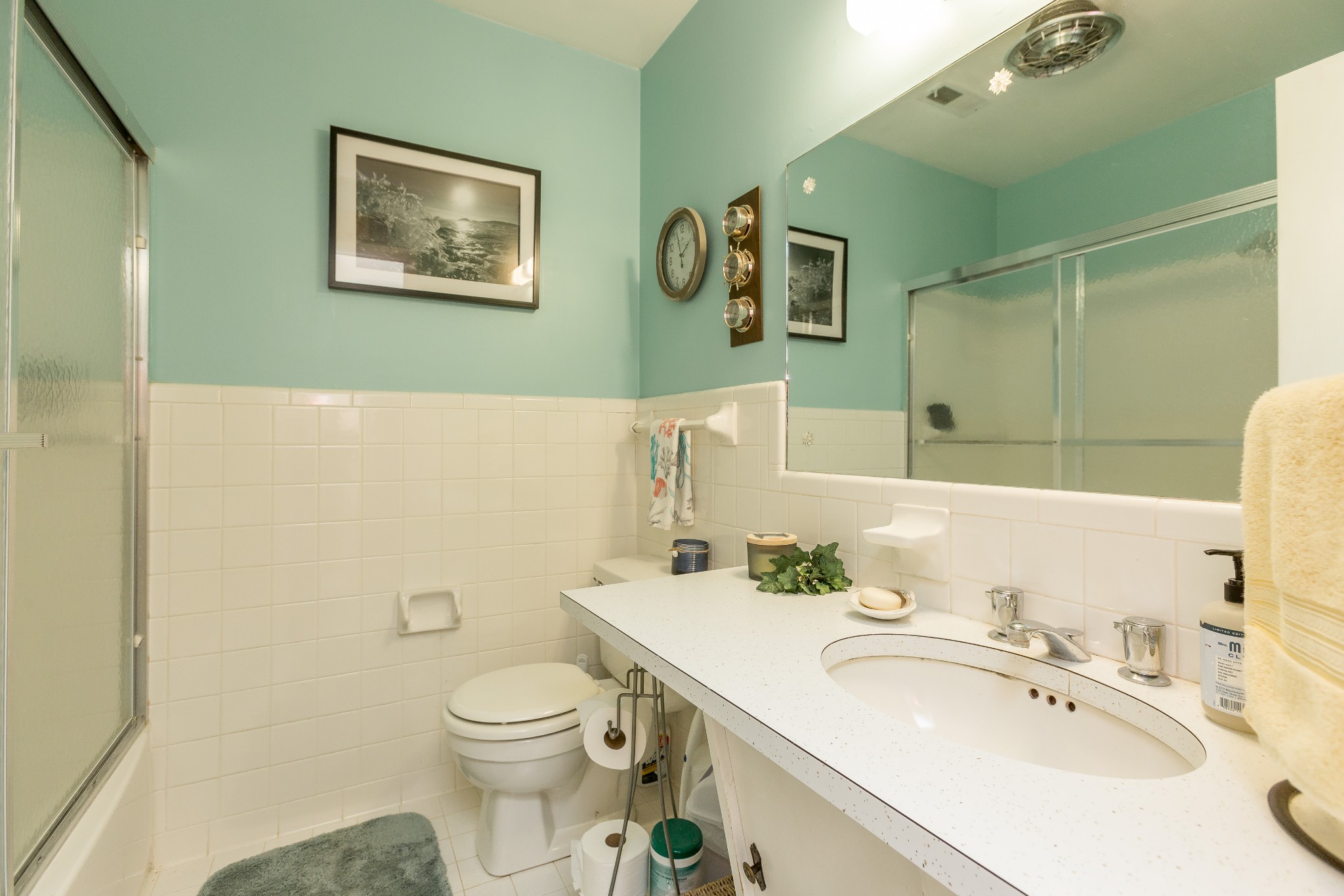 5101 New Chapel Road Springfield, TN 37172 - Photo 28 of 41 a bathroom with a sink a toilet and mirror