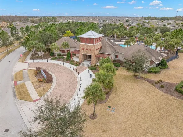 a view of a city with tall buildings