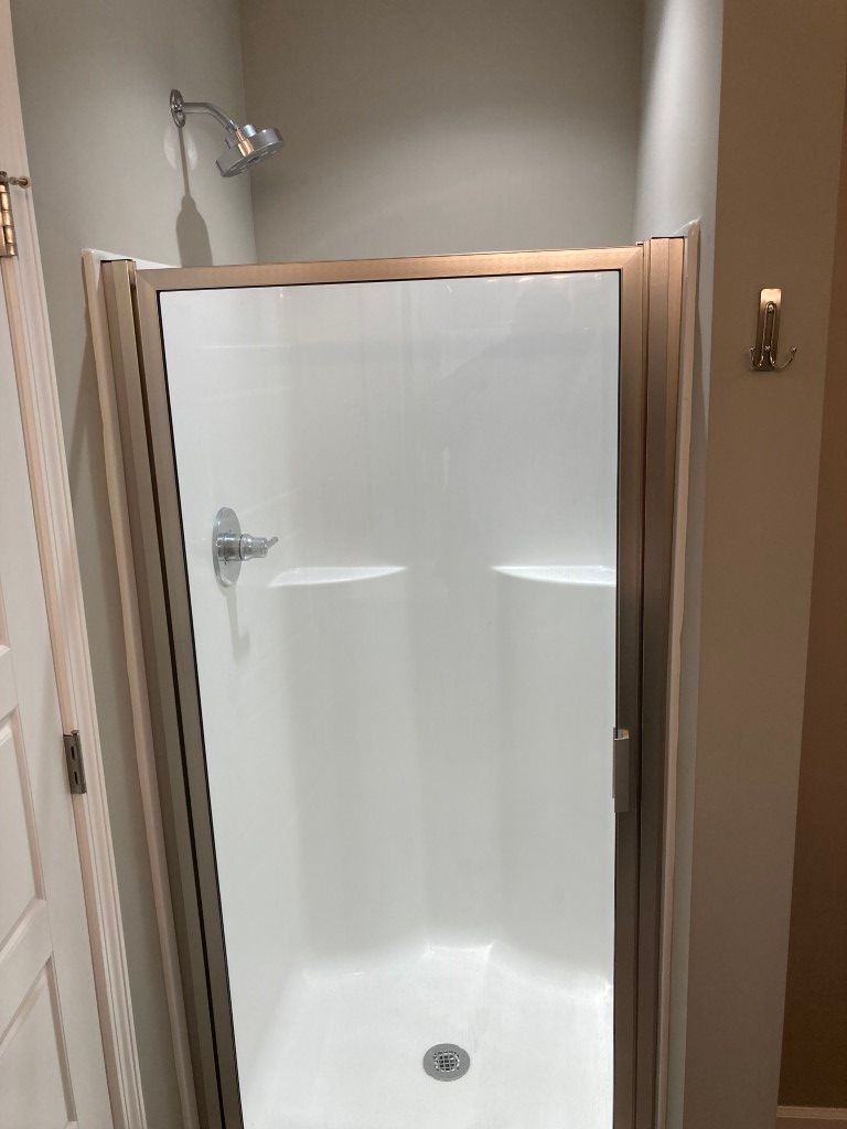 3526 Learning Lane Murfreesboro, TN 37128 - Photo 11 of 15 a bathroom with a glass shower door and a sink