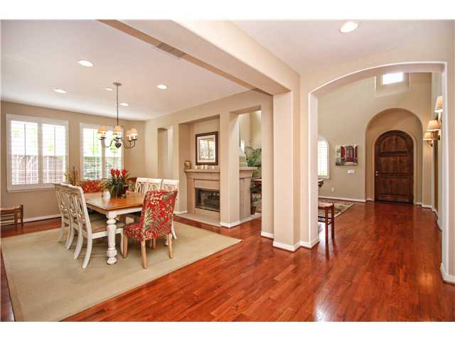 536 Rudder Avenue Carlsbad, CA 92011 - Photo 3 of 20 Formal dining room with fireplace.