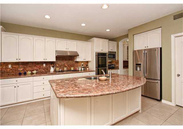 536 Rudder Avenue Carlsbad, CA 92011 - Photo 7 of 20 Another look at the kitchen. Bosch double oven, microwave, 5 burner gas cooktop and LG Double Refrigerator.