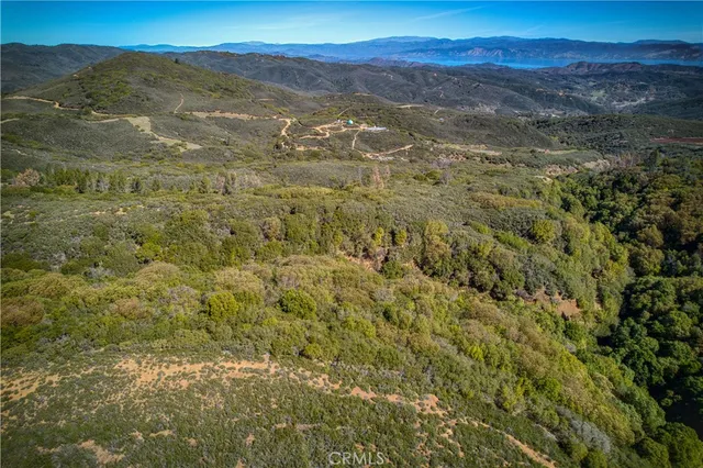 a view of a mountain with an outdoor space