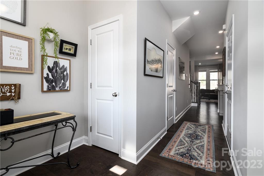2036 Suttonview Road Fort Mill, SC 29708 - Photo 4 of 37 a view of a hallway with workspace and a mirror