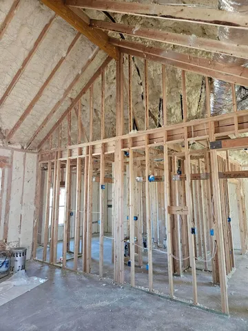 front view of building with a porch