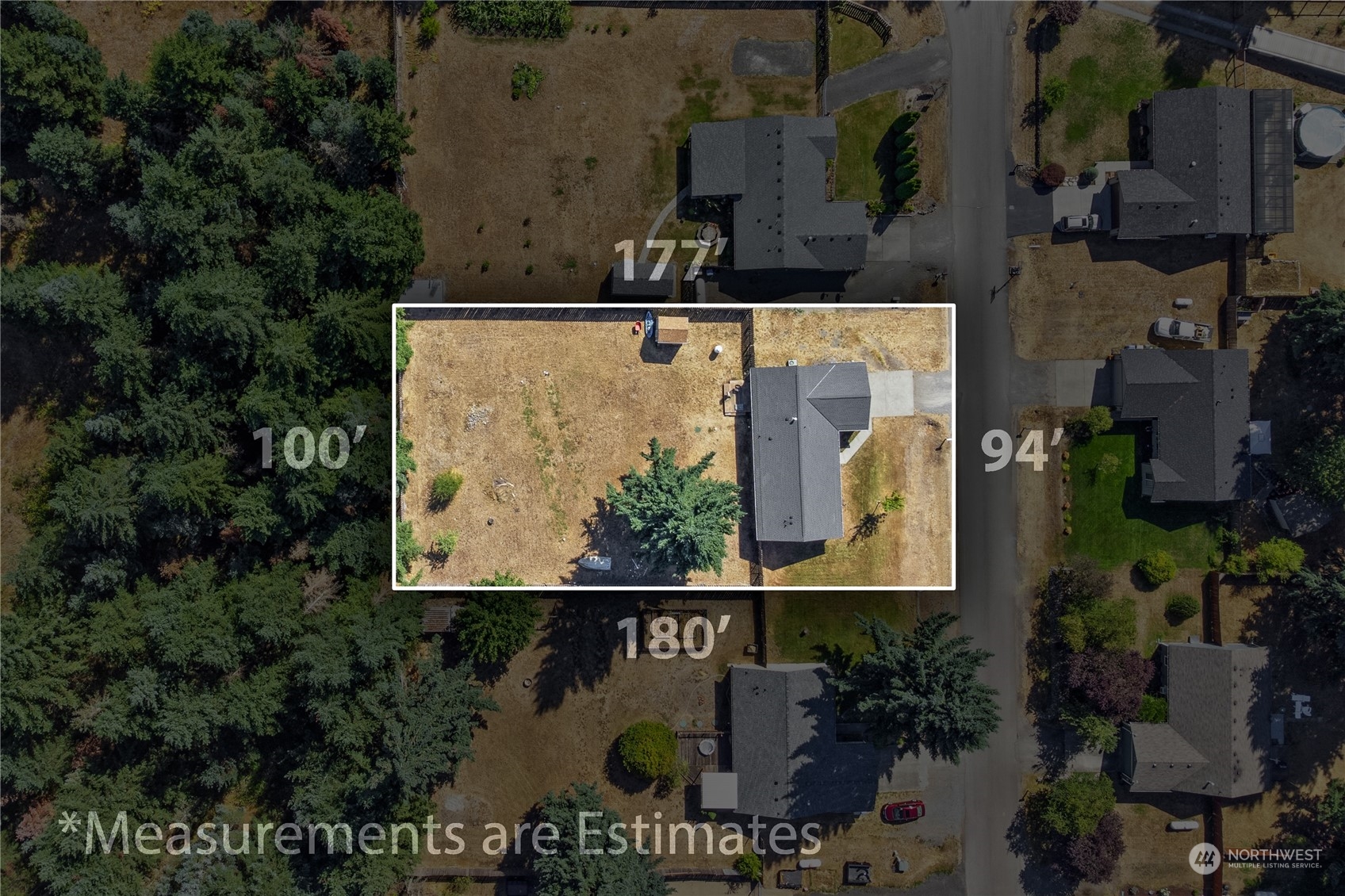 5412 187th Court Southwest Rochester, WA 98579 - Photo 34 of 37 an aerial view of a house