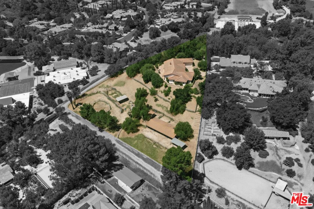 24926 Jim Bridger Road Hidden Hills, CA 91302 - Photo 39 of 40 an aerial view of multiple house