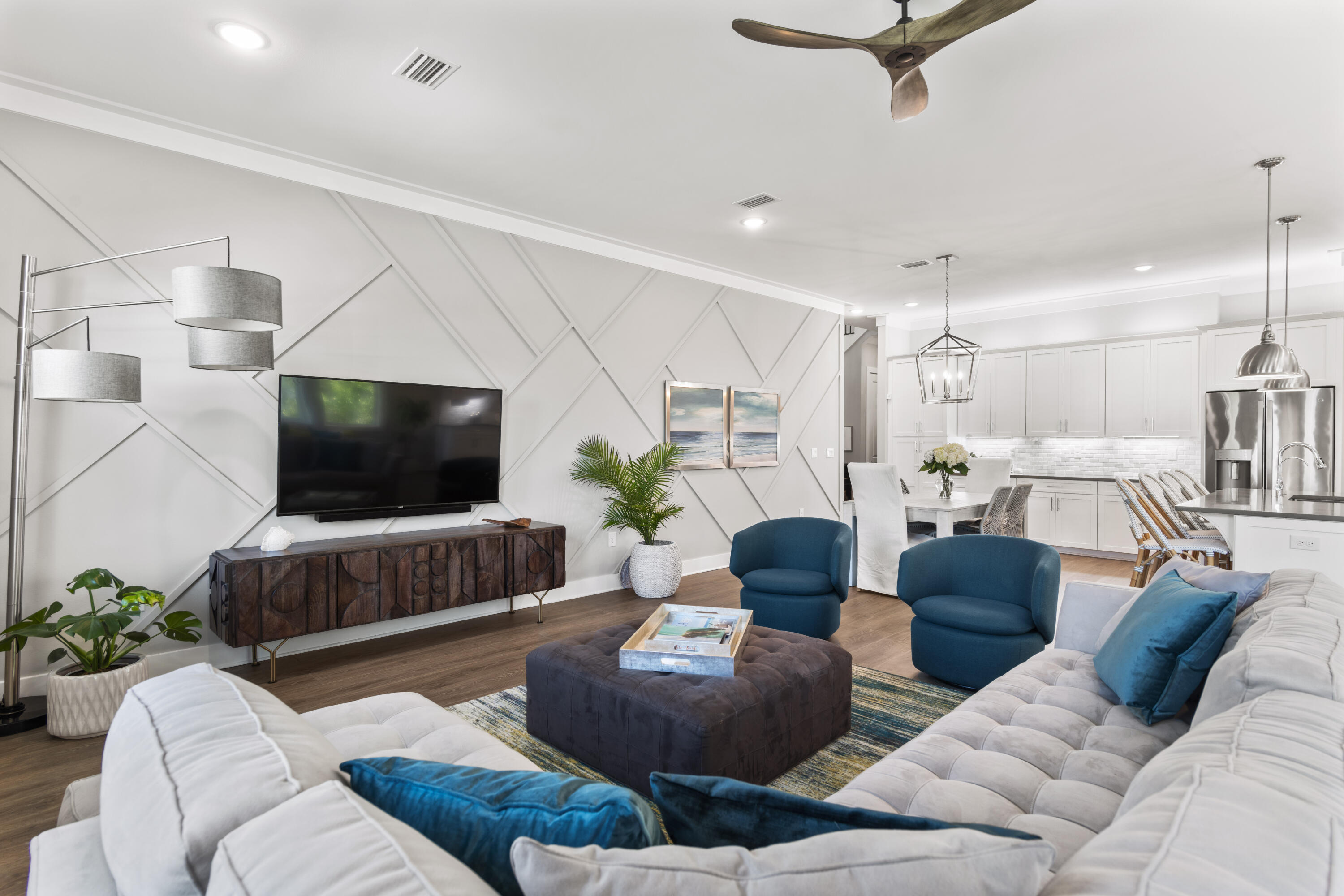 48 Lake Mist Ln Inlet Beach Inlet Beach, FL 32461 - Photo 8 of 78 a living room with furniture and a flat screen tv