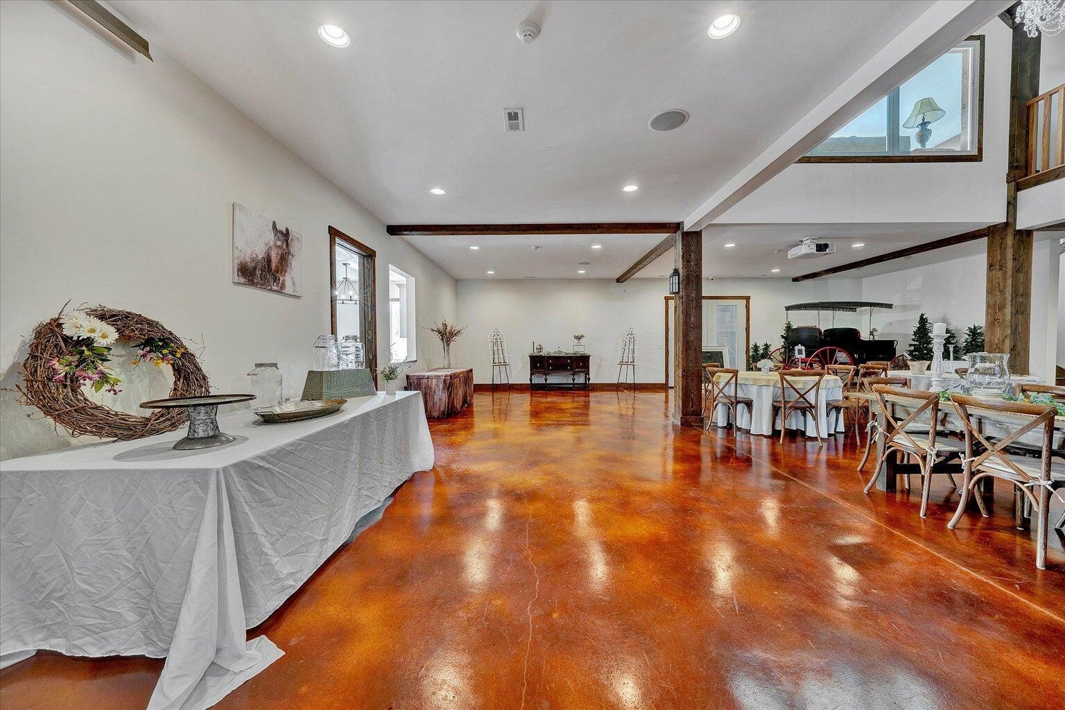 9945 Brooks Mill Road Wirtz, VA 24184 - Photo 30 of 50 a large living room with lots of furniture