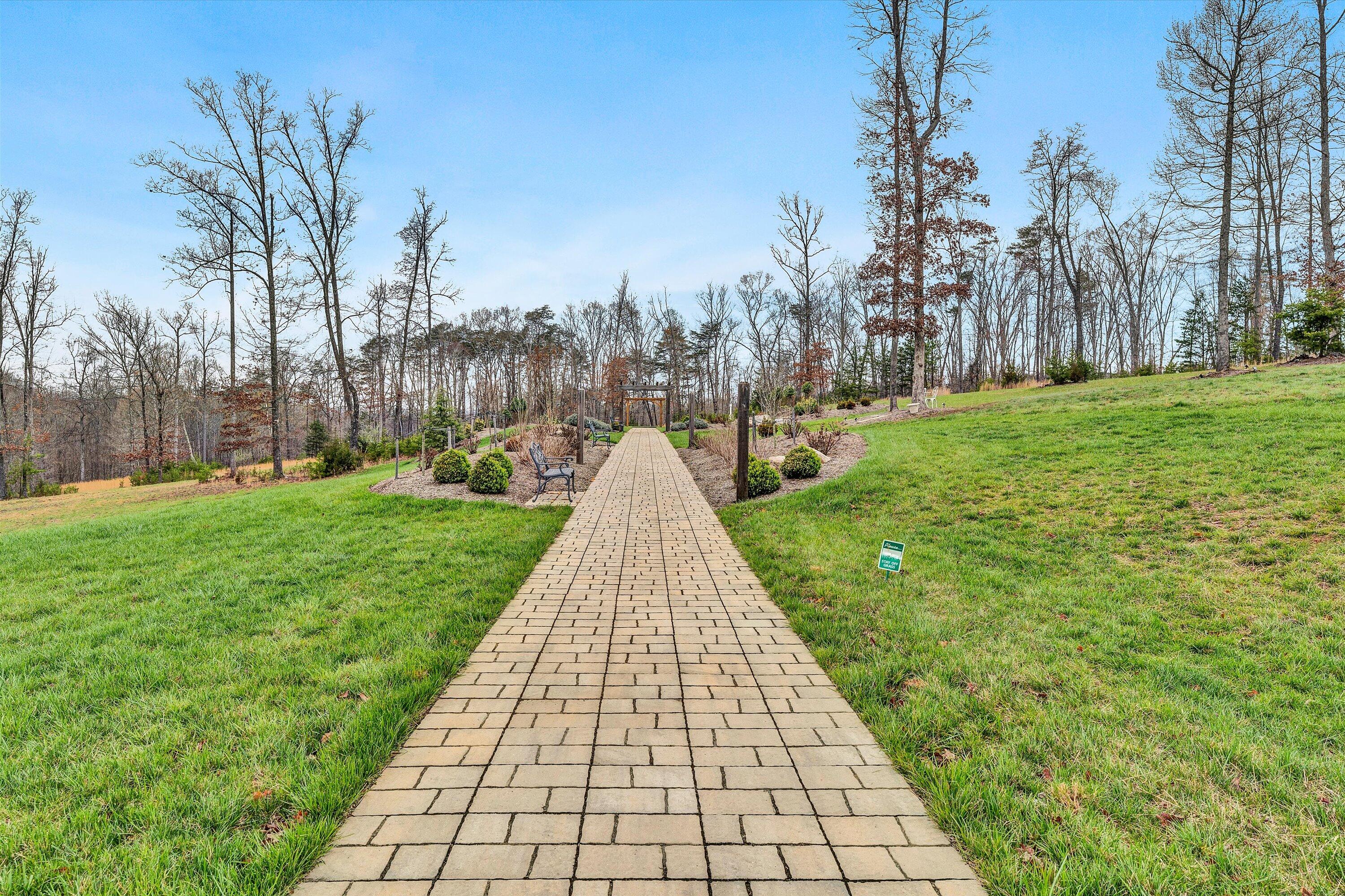 9945 Brooks Mill Road Wirtz, VA 24184 - Photo 44 of 50 a view of a yard with large trees