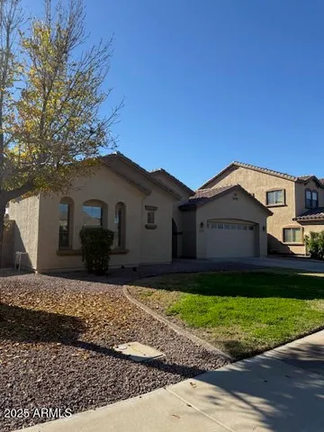 a house view with a outdoor space