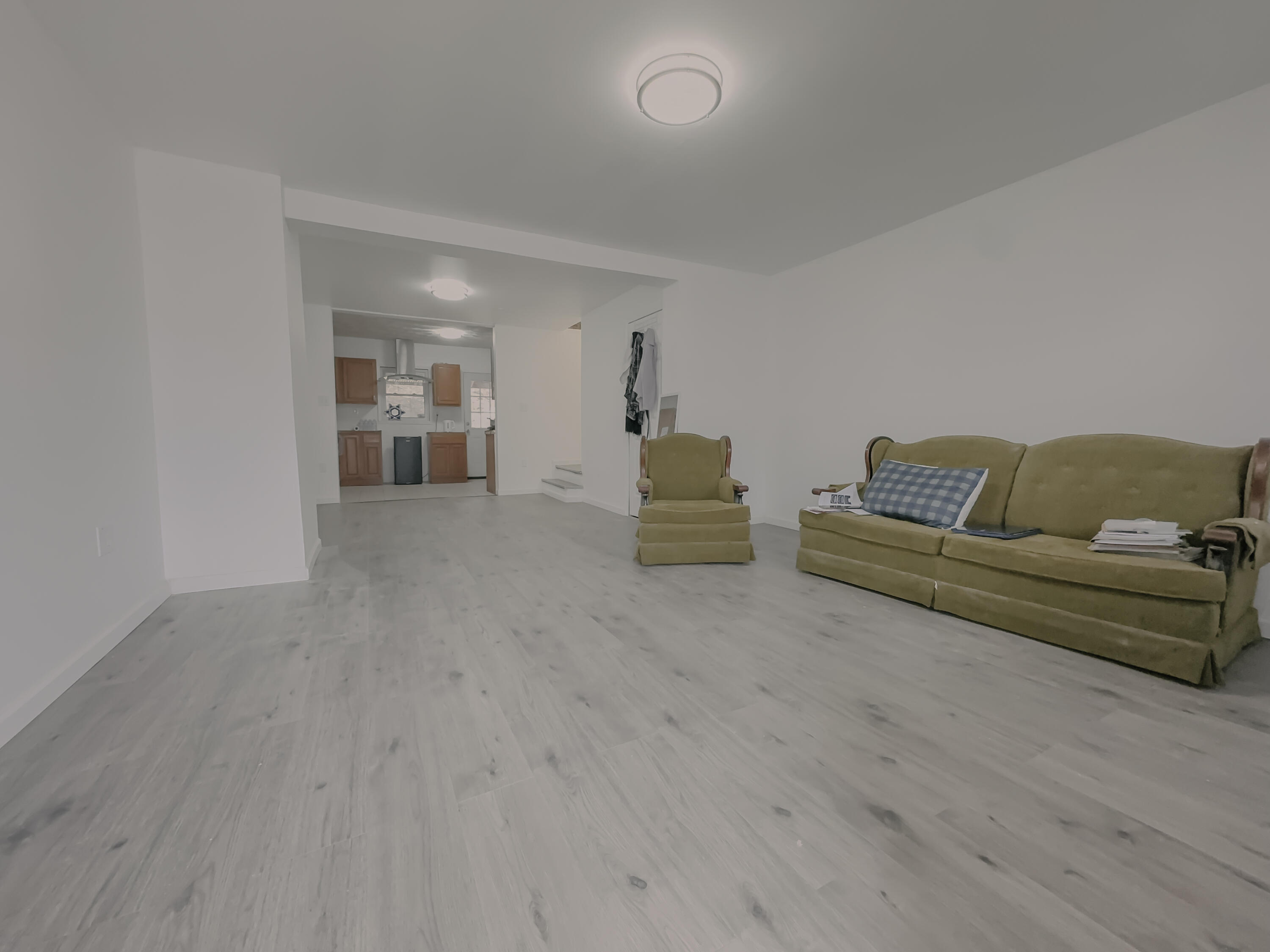 206 West Main Street Tremont, PA 17981 - Photo 3 of 13 a living room with furniture and kitchen view