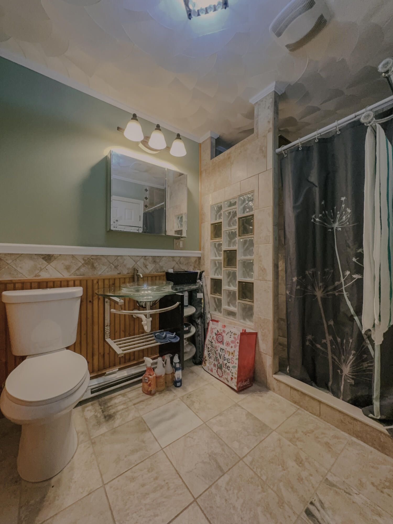 206 West Main Street Tremont, PA 17981 - Photo 8 of 13 a bathroom with a toilet and a shower