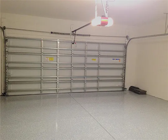 a view of a room with storage