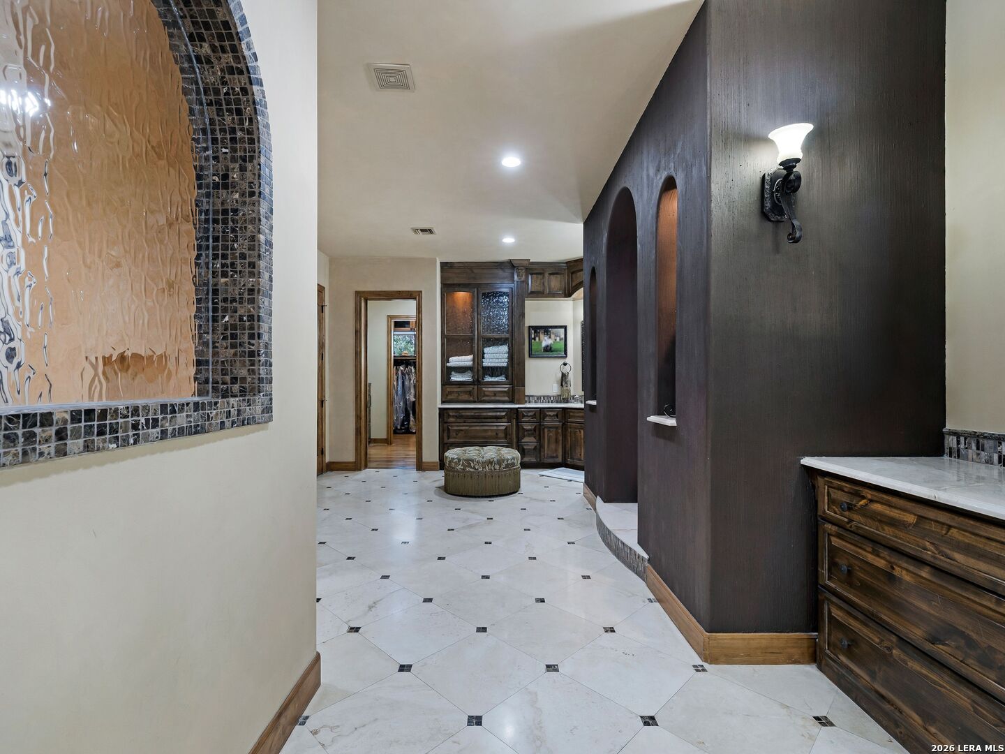 14454 Santa Rita Helotes, TX 78023 - Photo 28 of 70 a bathroom with a sink and a mirror