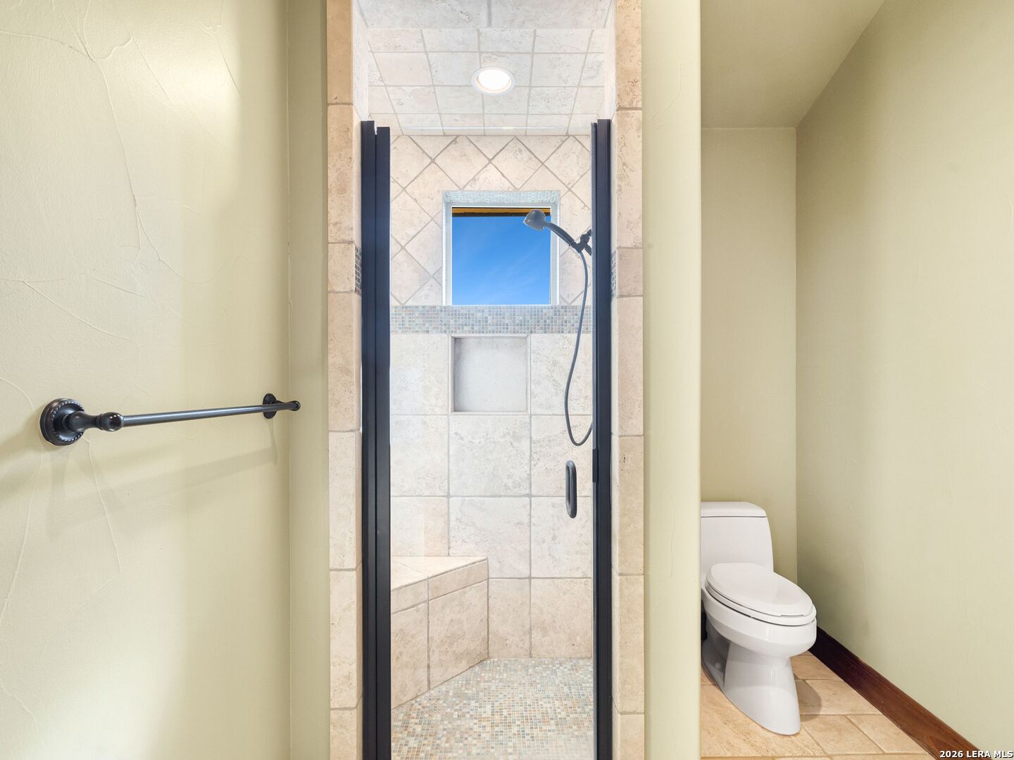14454 Santa Rita Helotes, TX 78023 - Photo 50 of 70 a bathroom with a toilet and a shower