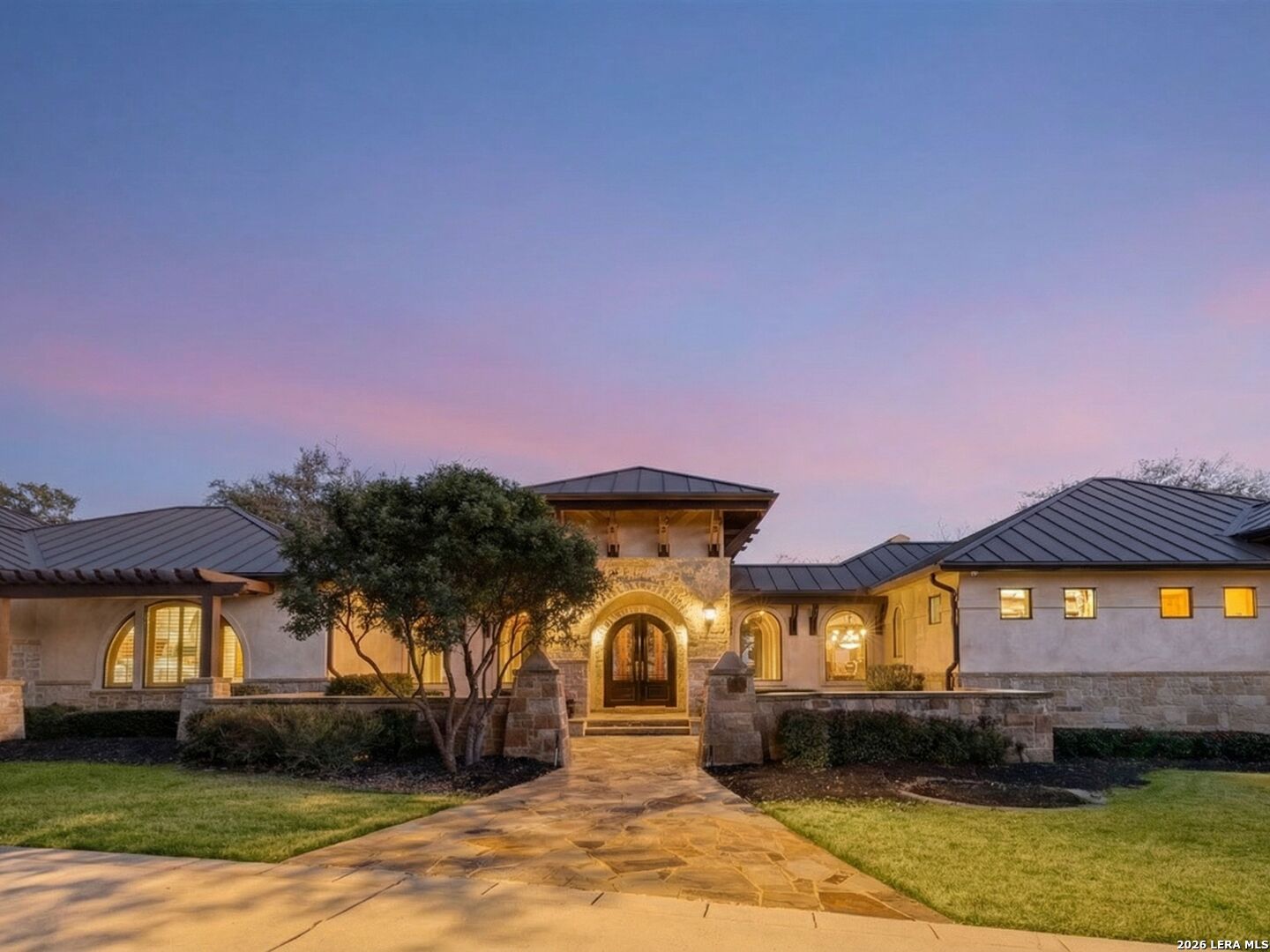 14454 Santa Rita Helotes, TX 78023 - Photo 62 of 70 a front view of a house with a yard