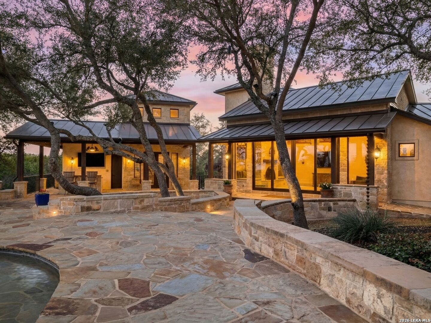 14454 Santa Rita Helotes, TX 78023 - Photo 65 of 70 a view of a playground with a patio and fire pit