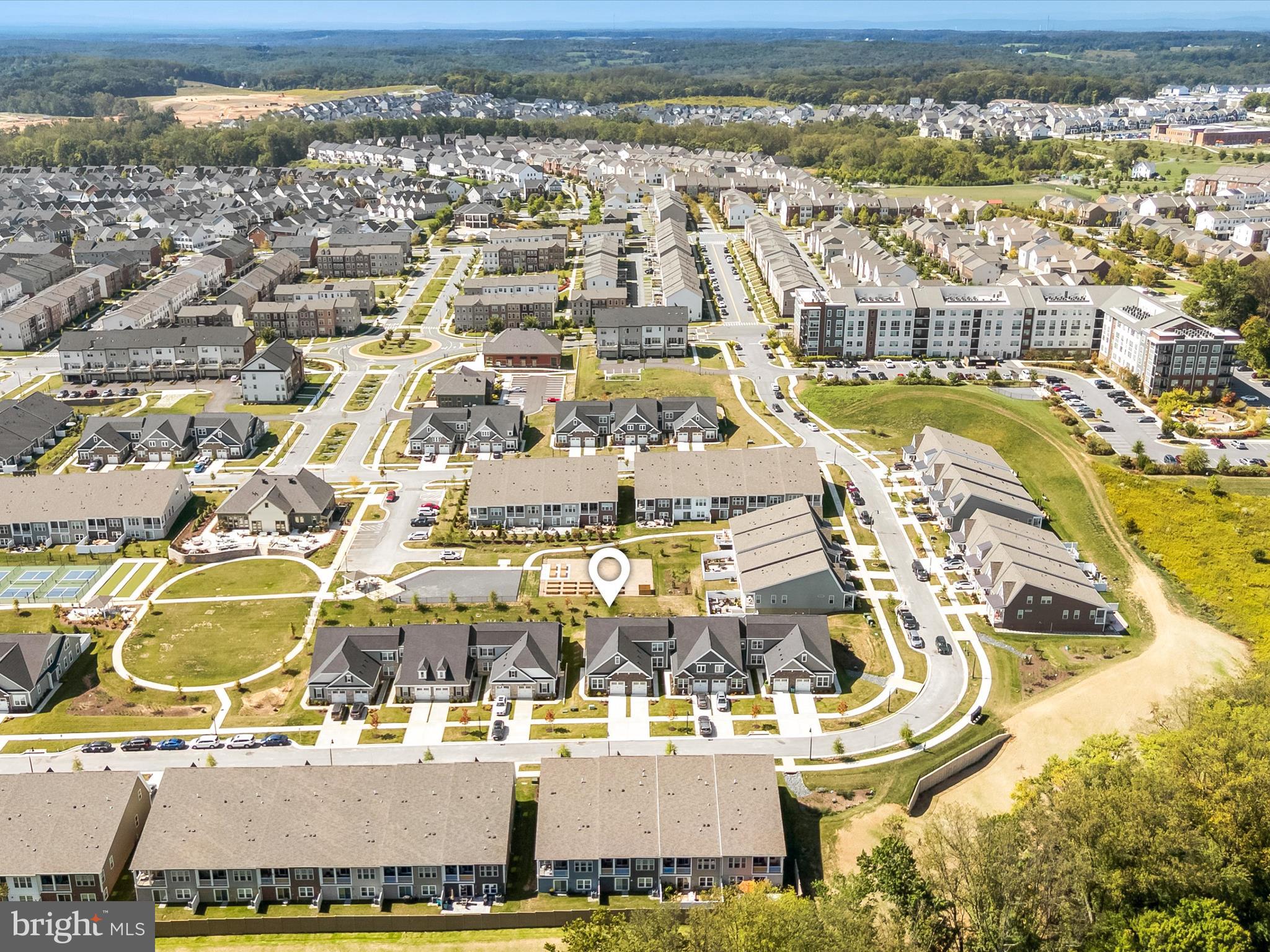 13444 Petrel Street Clarksburg, MD 20871 - Photo 35 of 45 an aerial view of residential houses with outdoor space