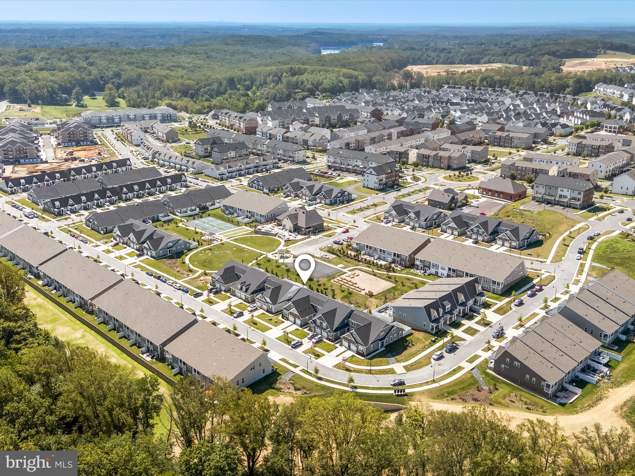 13444 Petrel Street Clarksburg, MD 20871 - Photo 36 of 45 an aerial view of residential houses with outdoor space