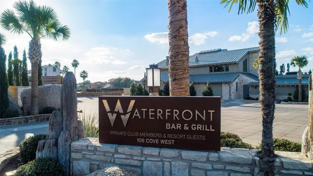 a view of a swimming pool with an outdoor space