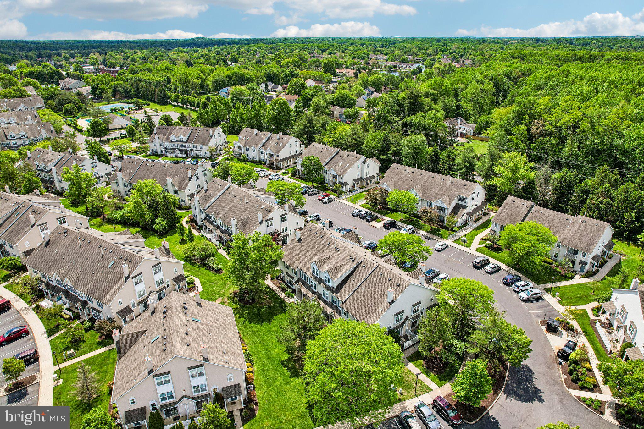 803 Wharton Road Mount Laurel, NJ 08054 - Photo 45 of 48 an aerial view of a house with a yard