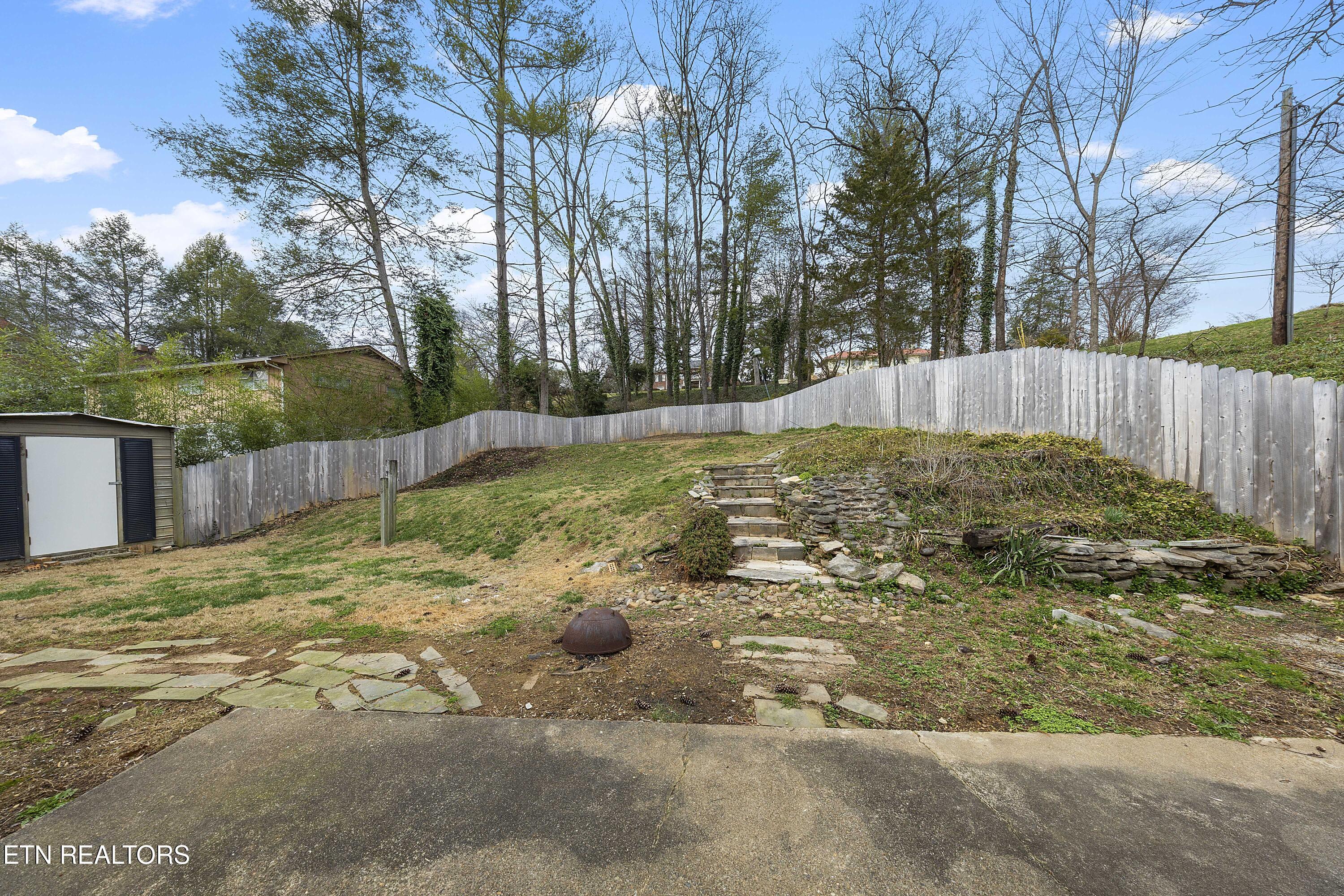 957 Bluff View Road Southwest Knoxville, TN 37919 - Photo 29 of 34 Backyard from Patio