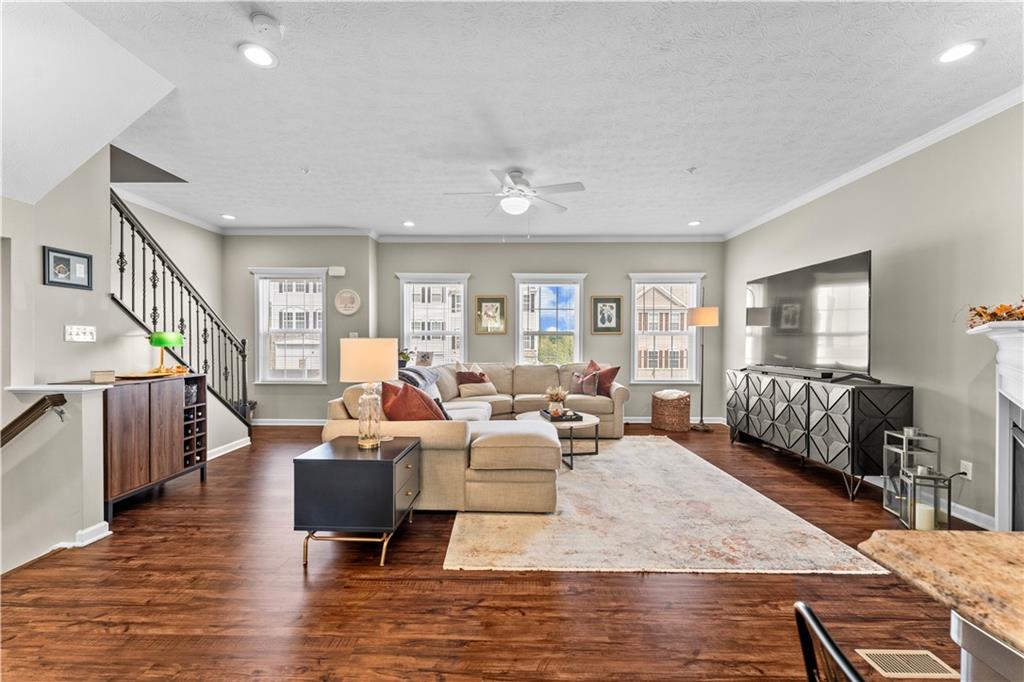 159 Rylie Drive Harmony, PA 16037 - Photo 5 of 36 a living room with furniture or couch and a wooden floor
