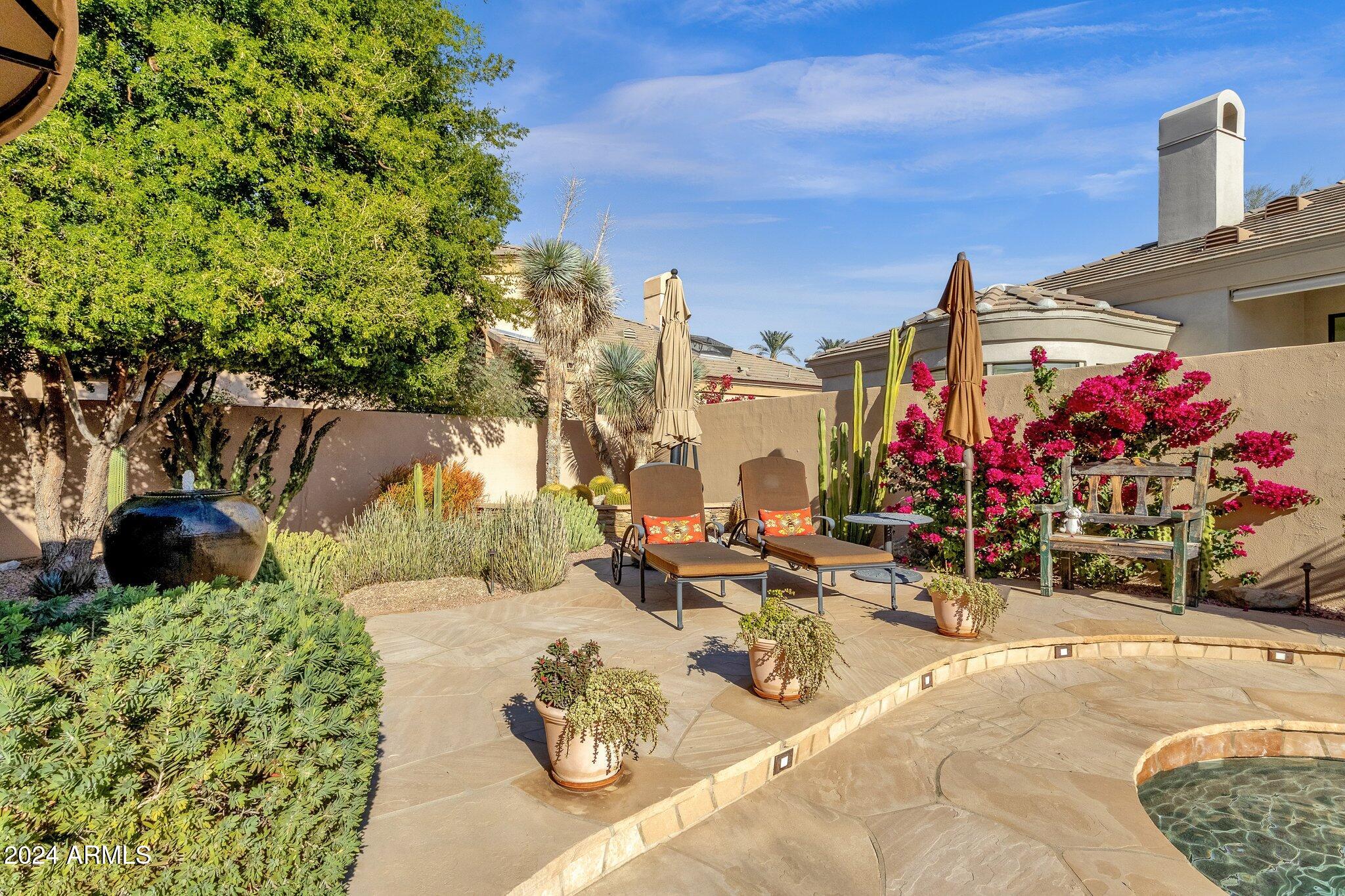 7705 East Doubletree Ranch Road, Unit 43 Scottsdale, AZ 85258 - Photo 35 of 55 Backyard