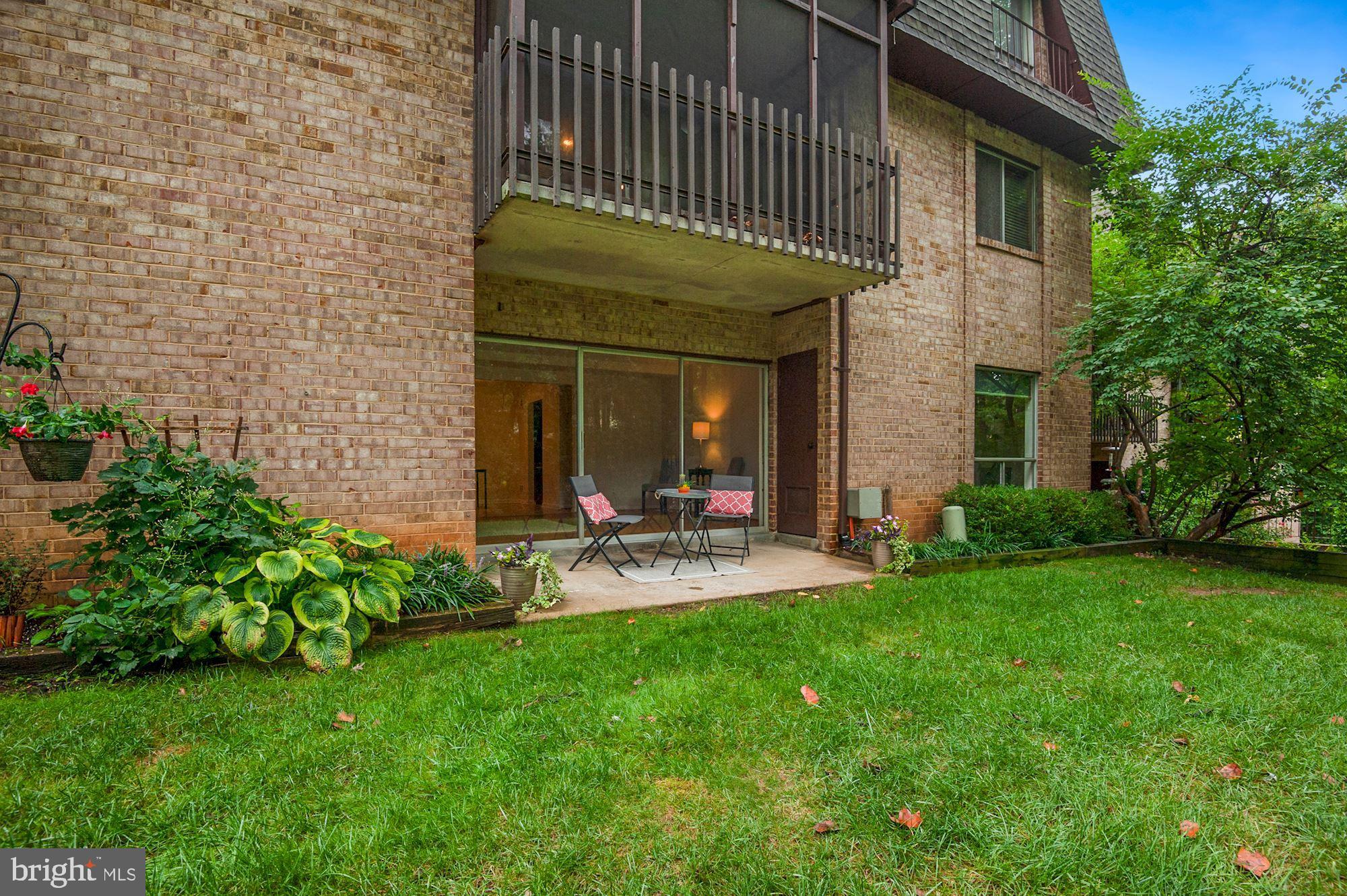 11627 Vantage Hill Road, Unit 1A Reston, VA 20190 - Photo 22 of 27 Patio is sheltered from the rain