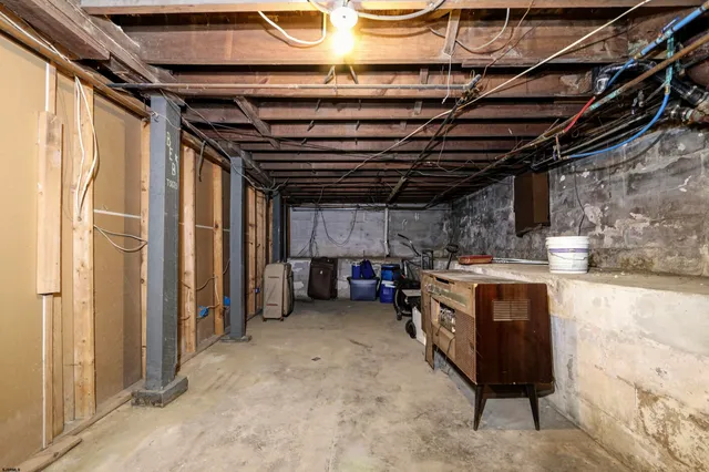 a view of storage and utility room