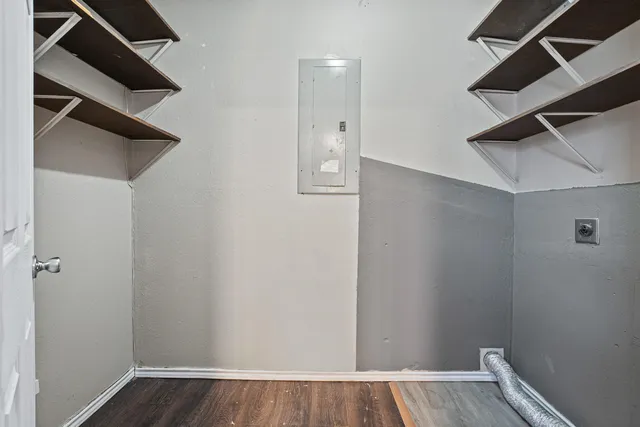 wooden floor in an empty room