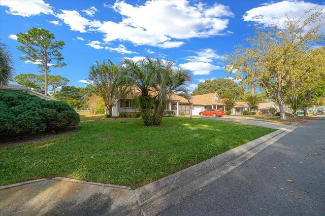 a view of a volley ball court