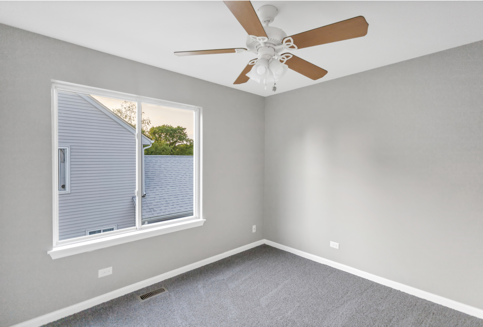 85 Old Post Road Oswego, IL 60543 - Photo 28 of 38 an empty room with windows and fan