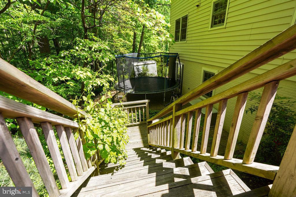 8292 Lindside Way Springfield, VA 22153 - Photo 42 of 51 deck stairs to patio